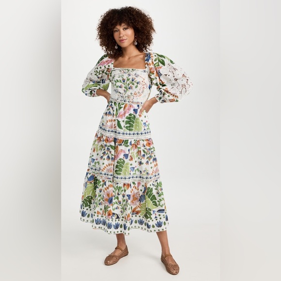 FARM Rio Dresses & Skirts - Farm Rio Summer Garden Midi Dress
